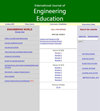 INTERNATIONAL JOURNAL OF ENGINEERING EDUCATION雜志封面
